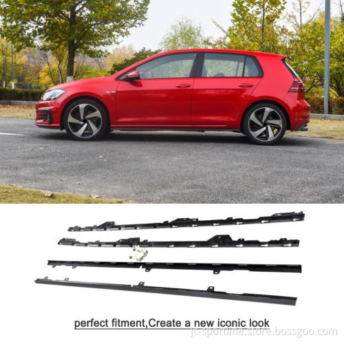 ABS Car Side Skirt Kit for Volkswagen Golf MK7 7 and 7.5 (2014-2018)